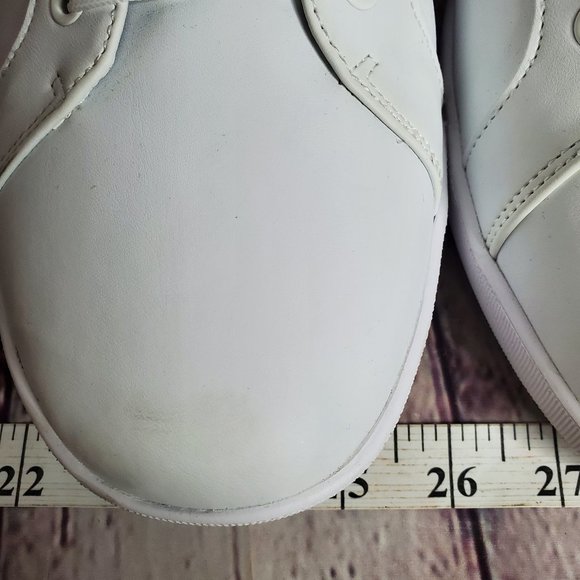 Tommy Hilfiger Men\'s Leather White Athletic Shoes - Thyme main image 8